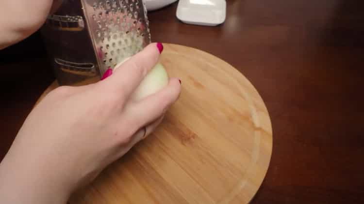 Bereiten Sie die Zutaten vor, um Fleischbällchen zuzubereiten