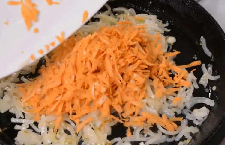 To cook meatballs, fry vegetables