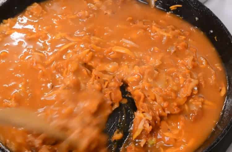 Add water to the meatballs