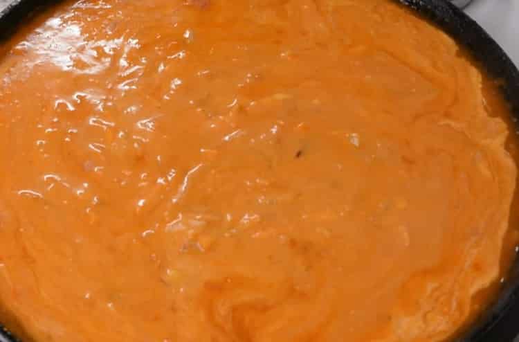 Add cream to meatballs