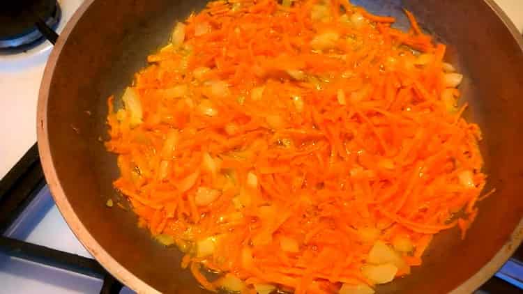 Madlavning kødboller med ris og sauce