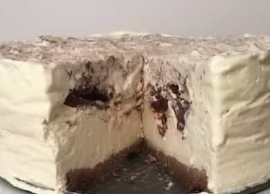 Tort de inghetata de cafea si ciocolata acasa