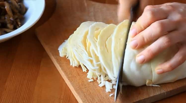 Til madlavning, hugg kål