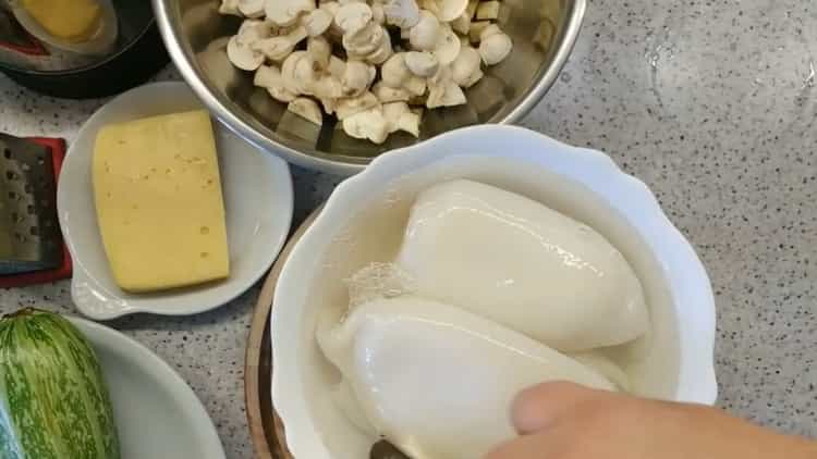 Пригответе калмари за готвене