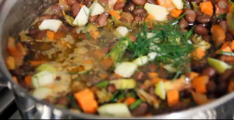 Agrega agua para cocinar