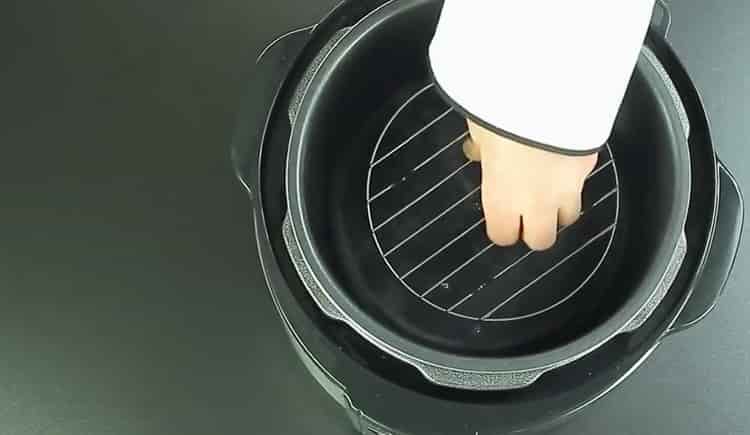 Para preparar verduras al vapor, prepare los ingredientes.