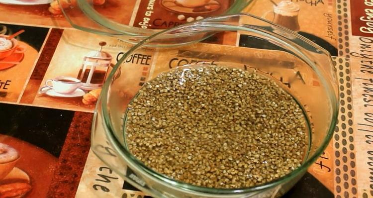 Buckwheat in the microwave according to a step by step recipe with photo
