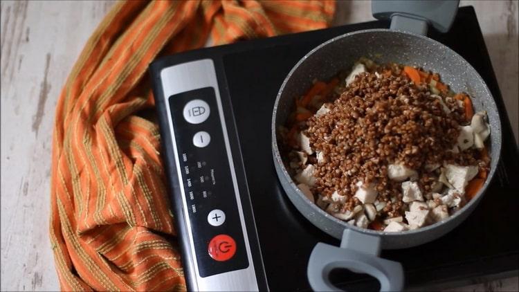 Pro výrobu pohanky smíchejte ingredience