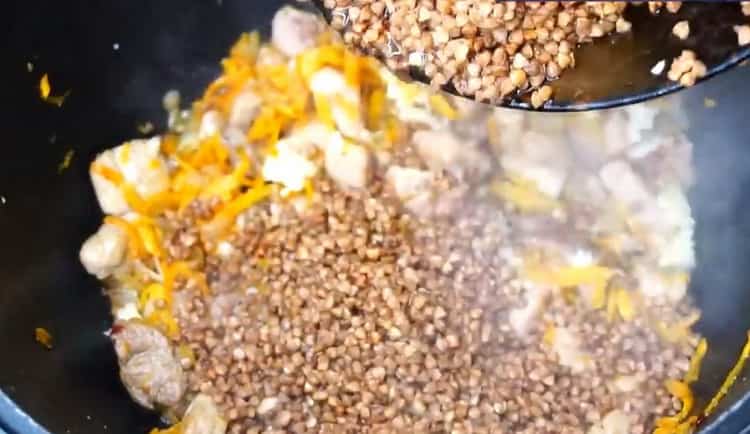 Lägg till bovete för att göra bovete