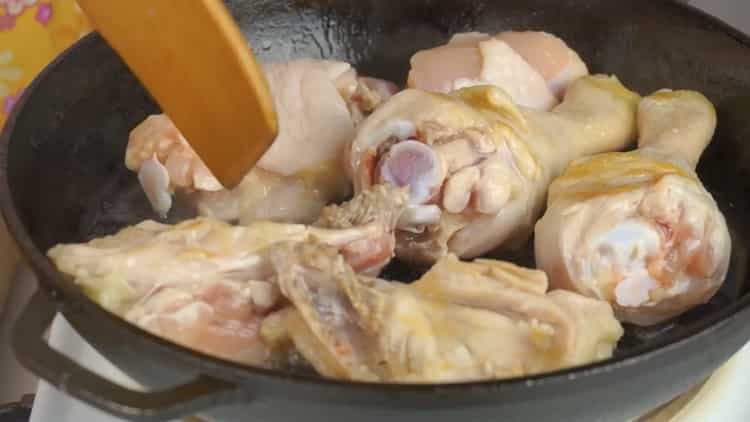 За готвене подгответе съставките