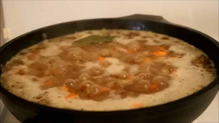 Pour le sarrasin, verser de l'eau