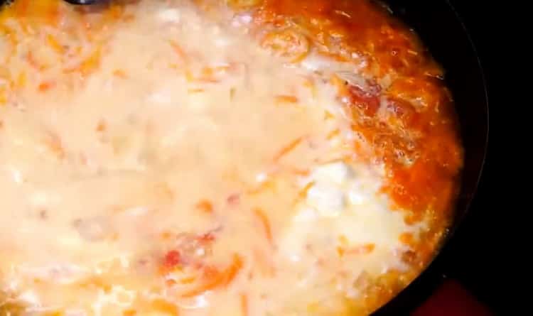 За да направите елда, смесете съставките