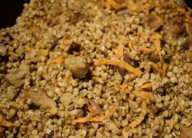 الحنطة السوداء مع لحم الخنزير في طباخ بطيء - وصفة بسيطة ولذيذة وسريعة للغاية 🥣