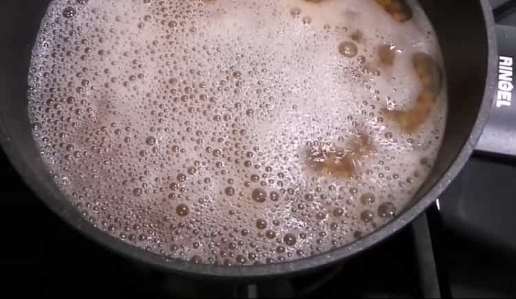 Para sa pagluluto, ihanda ang mga sangkap