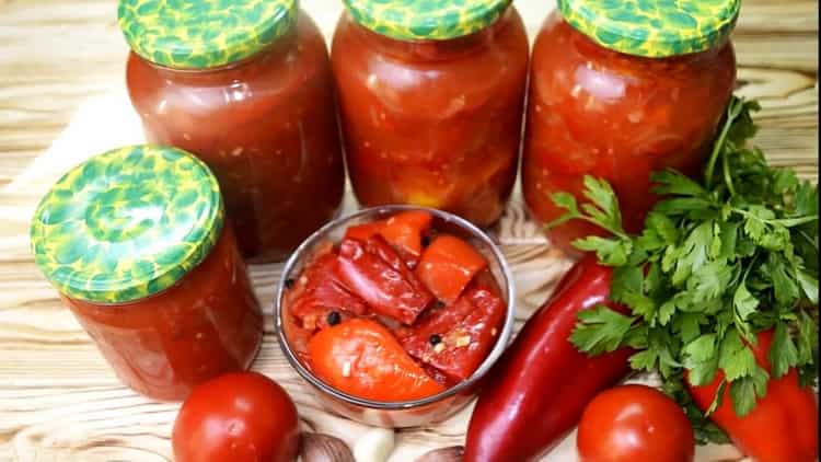 lecho av tomat är klar