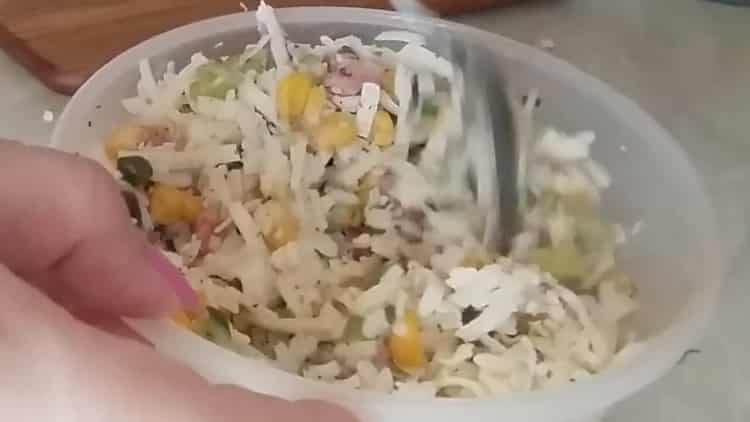 Agregue queso para cocinar