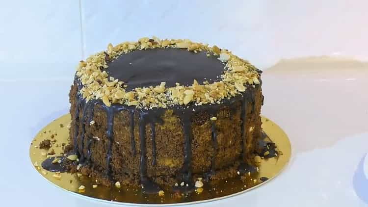 סניקרס עוגה עם מרנג מוכן