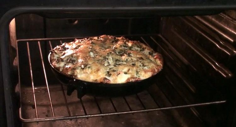 coliflor con huevo listo