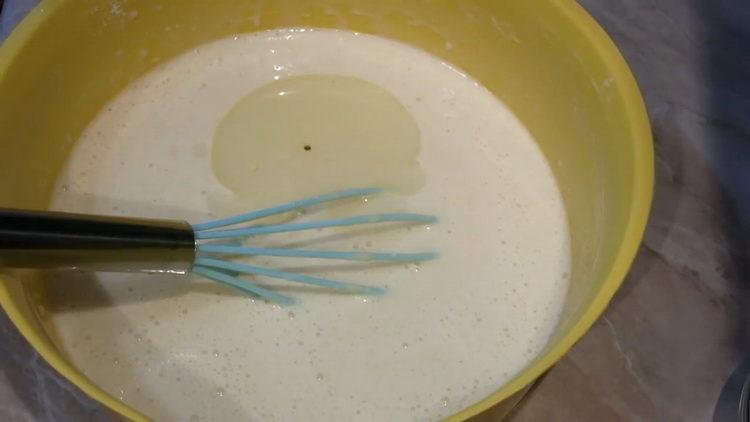 Förbered ingredienserna för matlagning.