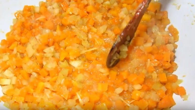 Gătiti masa de fructe și legume.