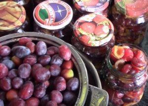 Garšīgs un salds plūmju sautējums bez cukura: soli pa solim recepte ar fotoattēlu.