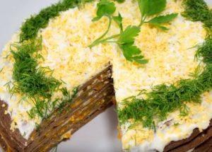 Pregătim o prăjitură delicioasă de ficat din ficat de pui conform unei rețete pas cu pas cu o fotografie.