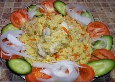 Как да научите как да готвите вкусна каша с просо с месо 🥣