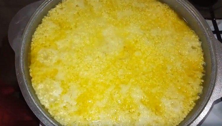 Оставете кашата да заври.