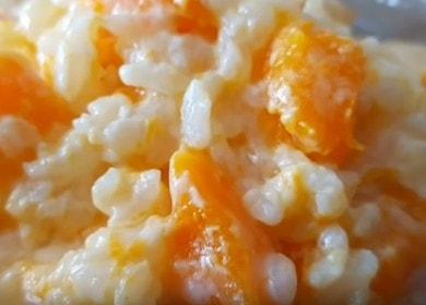 Comment apprendre à cuisiner une délicieuse bouillie de riz à la citrouille?