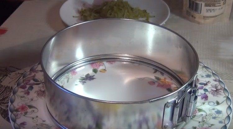 På en plade satte vi en konfekturring.