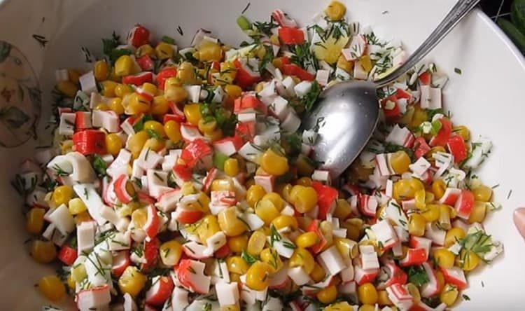 Смесете всички съставки.