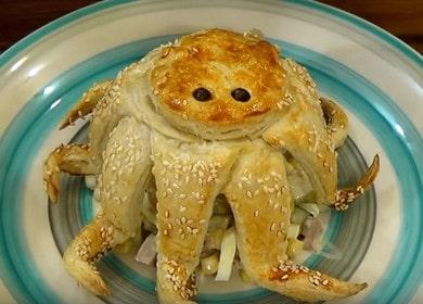 Salade savoureuse et inhabituelle Sur le fond marin 🥗