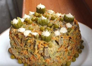 Cum să înveți cum să gătești o salată delicioasă Mâncând cu ficat 🥩