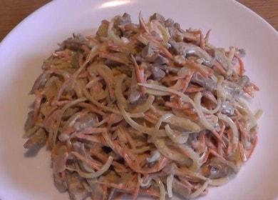 Jak se naučit vařit lahodný salát s játry a mrkví 🥗
