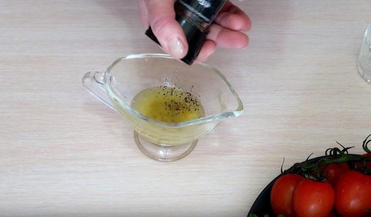 Afegiu sal, pebre a la condimentació.