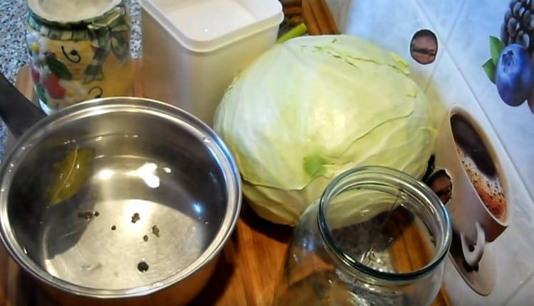 Cuisson de la saumure.