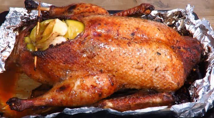 Așa că am gătit rața la cuptor.