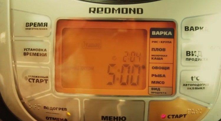 Setați modul Stingere la 5 ore.