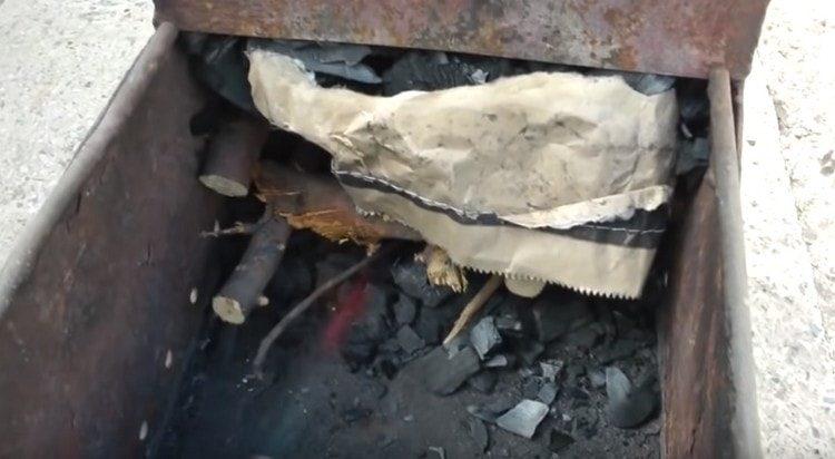 vi gör eld, vi förbereder en hårdare.