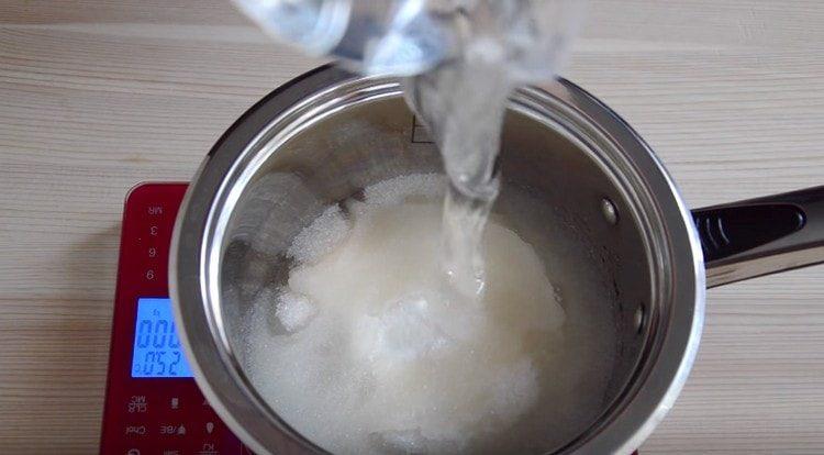 Adicione xarope de glicose.