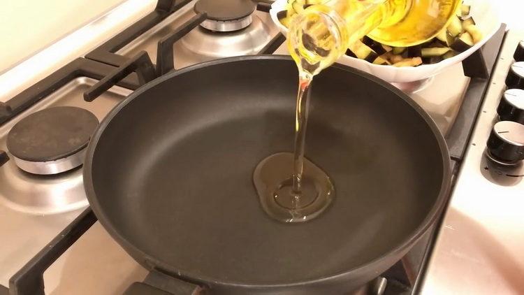 предварително загрейте тигана