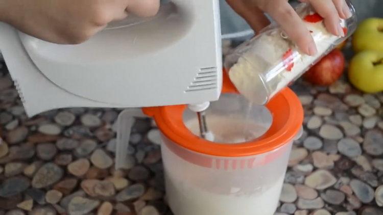 Tamiser la farine pour la cuisson