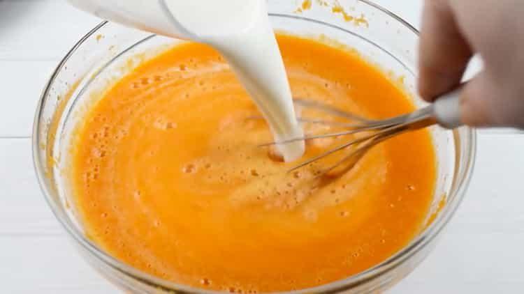 Ajouter du lait pour cuisiner