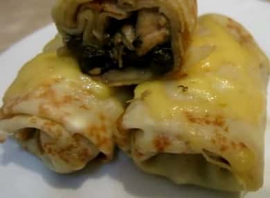 Läckra och tillfredsställande pannkakor med kyckling 🥞