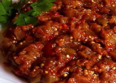 Ein sehr einfaches Rezept für Auberginenkaviar 