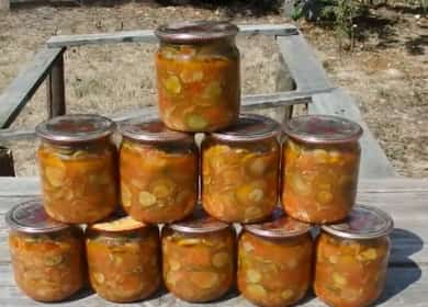 Amanida de cogombre de Geòrgia: collita per l'hivern 🥣