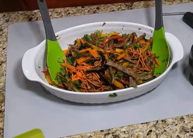 La viande d'aubergine - un délicieux plat du dîner