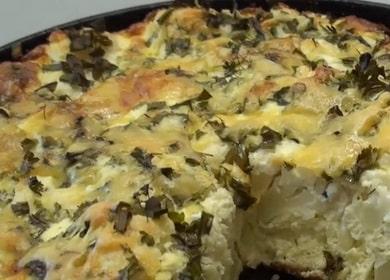 Sabrosa coliflor con huevo - hornear en el horno 🥦