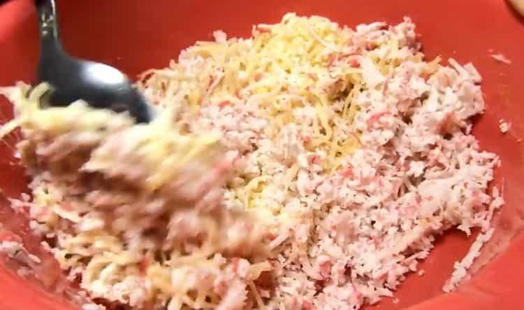 Подгответе съставките за готвене.