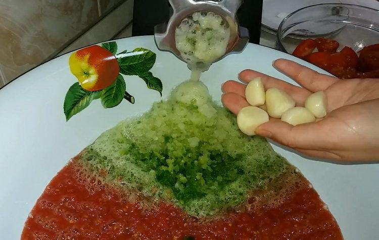 накълцайте чесъна